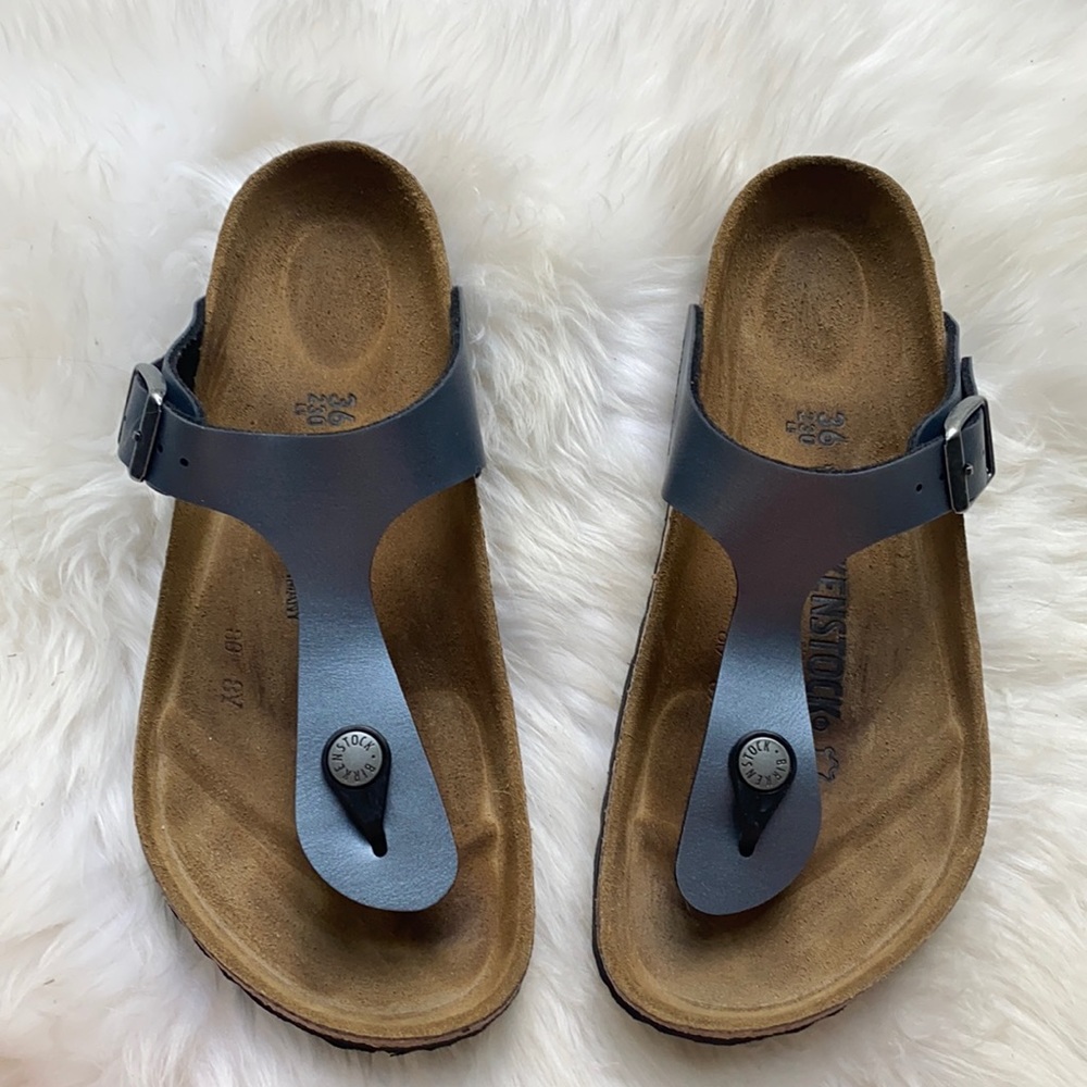 Birkenstock Gizeh sandals pewter grey 36